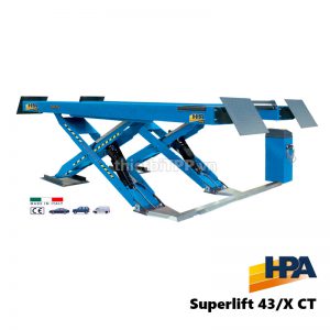 Cầu nâng cắt kéo 2 tầng cân chỉnh thước lái HPA superlift 43/x CT Italy