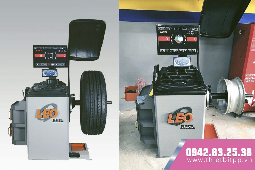 Máy cân bằng lốp ô tô LEO L9075 may can bang lop oto, may can bang lop xe oto, may can bang dong banh xe, may can mam xe oto, may can bang lop xe, may can mam oto, may can bang lop gia re