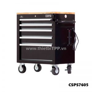 Tủ dụng cụ 5 ngăn kéo mặt bàn gỗ nâng hạ CSPS7605