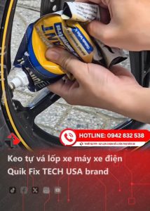 Hướng Dẫn Sử Dụng Keo Vá Lốp Tự Vá