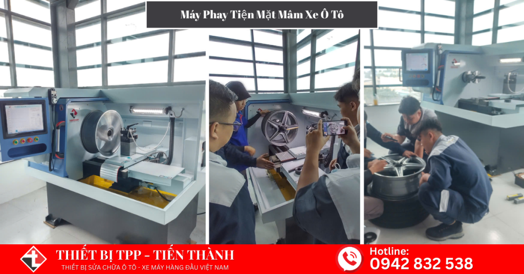 Máy Phay Tiện Mâm ô Tô